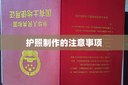 海北护照制作的注意事项
