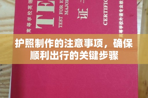 海北护照制作的注意事项，确保顺利出行的关键步骤