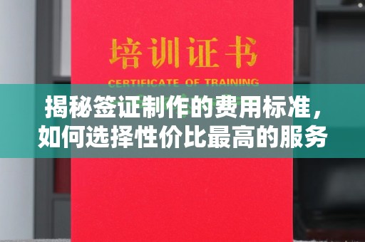 海北揭秘签证制作的费用标准，如何选择性价比最高的服务？