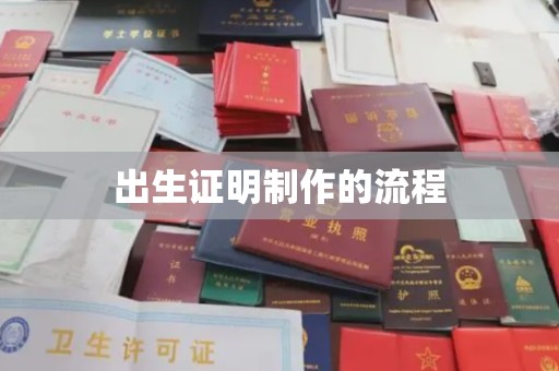 海北出生证明制作的流程