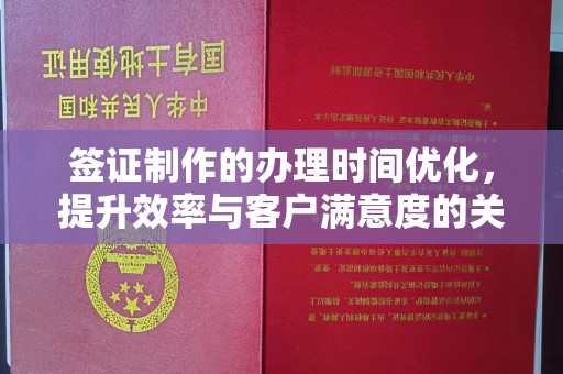 海北签证制作的办理时间优化，提升效率与客户满意度的关键