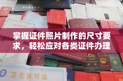 海北掌握证件照片制作的尺寸要求，轻松应对各类证件办理
