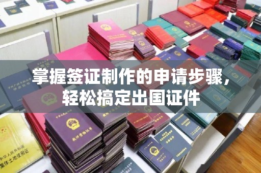 海北掌握签证制作的申请步骤，轻松搞定出国证件