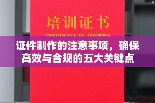 海北证件制作的注意事项，确保高效与合规的五大关键点