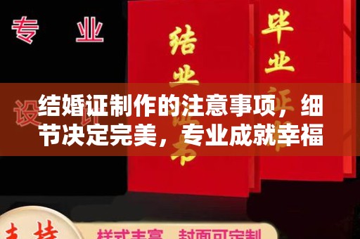 海北结婚证制作的注意事项，细节决定完美，专业成就幸福