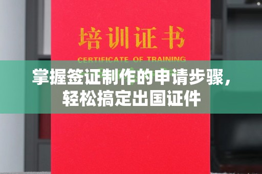 海北掌握签证制作的申请步骤，轻松搞定出国证件